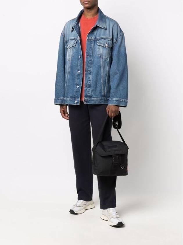 Oversized Denim Jacket Mid Blue - ACNE STUDIOS - BALAAN 3