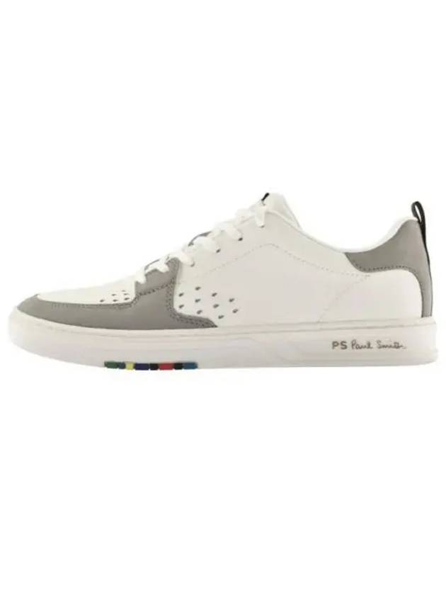 Leather Low Top Sneakers White - PAUL SMITH - BALAAN 1