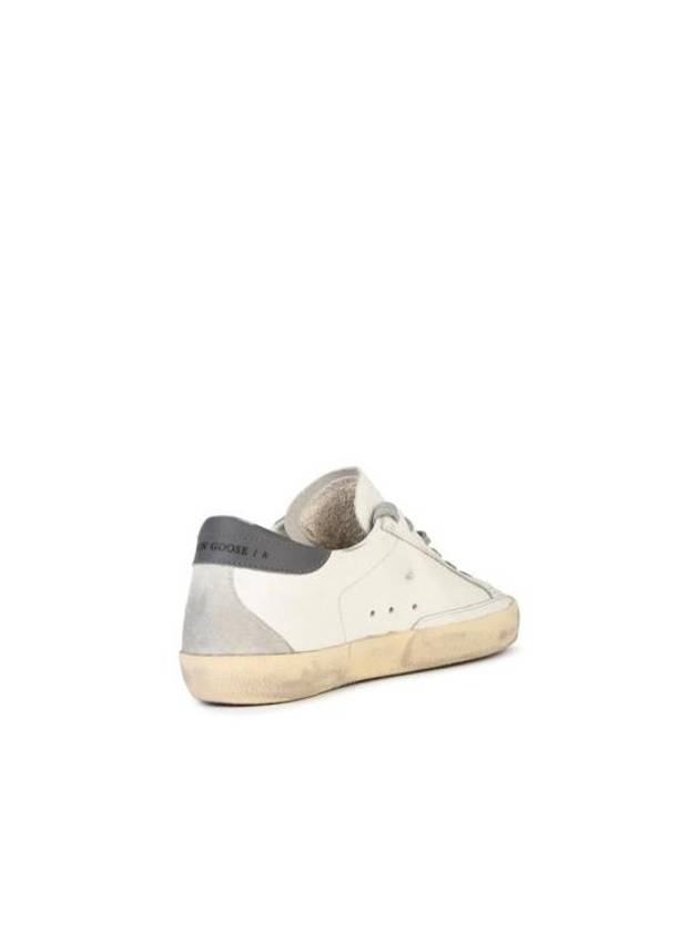 Superstar Leather Low Top Sneakers Grey White - GOLDEN GOOSE - BALAAN 4