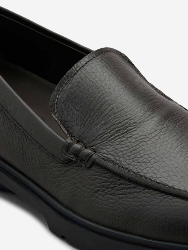 Leather Slipper Loafers Brown - TOD'S - BALAAN 4