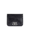 BB Logo Card Wallet Black - BALENCIAGA - BALAAN 2