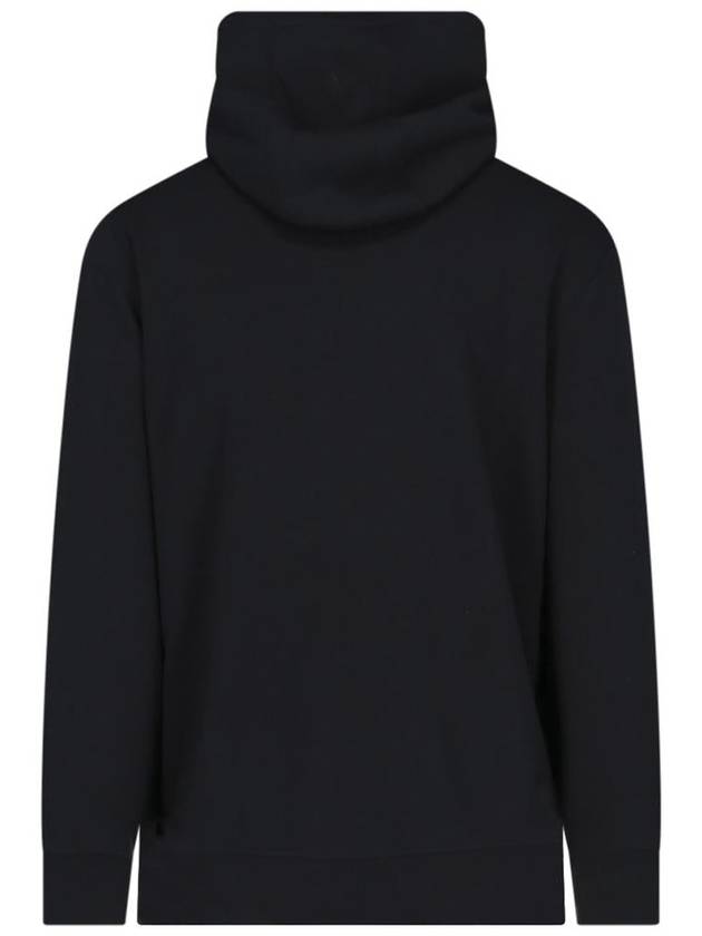 Cotton Hoodie Black - BURBERRY - BALAAN 3