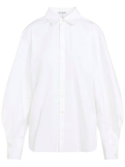 Alaïa Cotton Poplin Balloon Sleeve Shirt Clothing - ALAIA - BALAAN 2