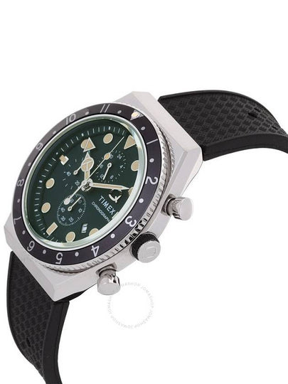 Timex Q Timex 3-Time Zone Chronograph Quartz Green Dial Men's Watch TW2V70200 - TIMEX - BALAAN 2