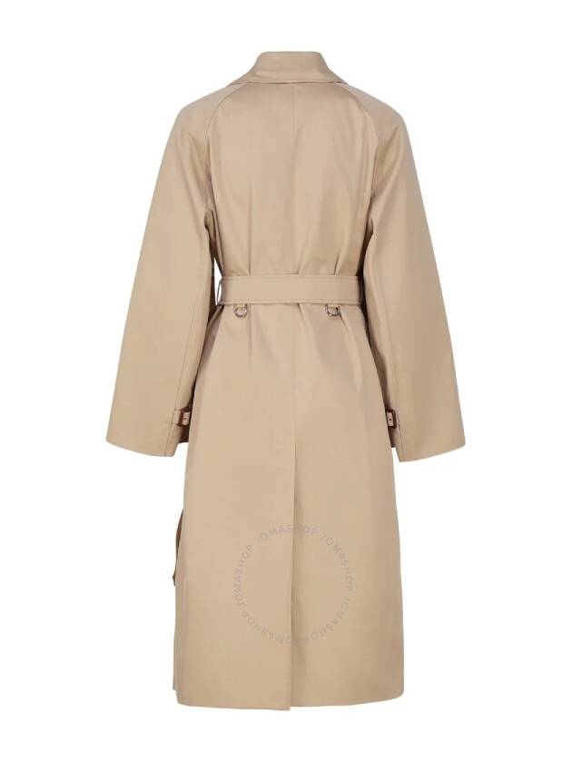 Cotton Gabardine Trench Coat Honey - BURBERRY - BALAAN 3