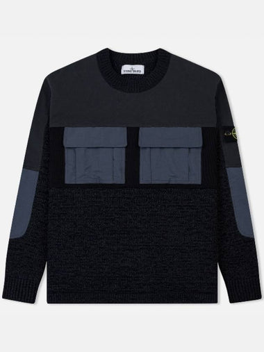 Chest pocket round knit 7015568D8 - STONE ISLAND - BALAAN 1