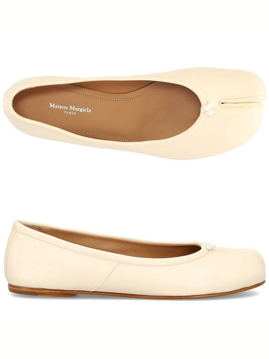 Tabi Ballerina Flat Shoes Ivory - MAISON MARGIELA - BALAAN 2