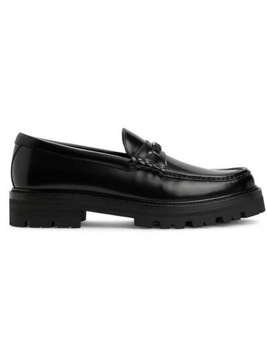 Margaret Chunky Triomphe Loafers Black - CELINE - BALAAN 1