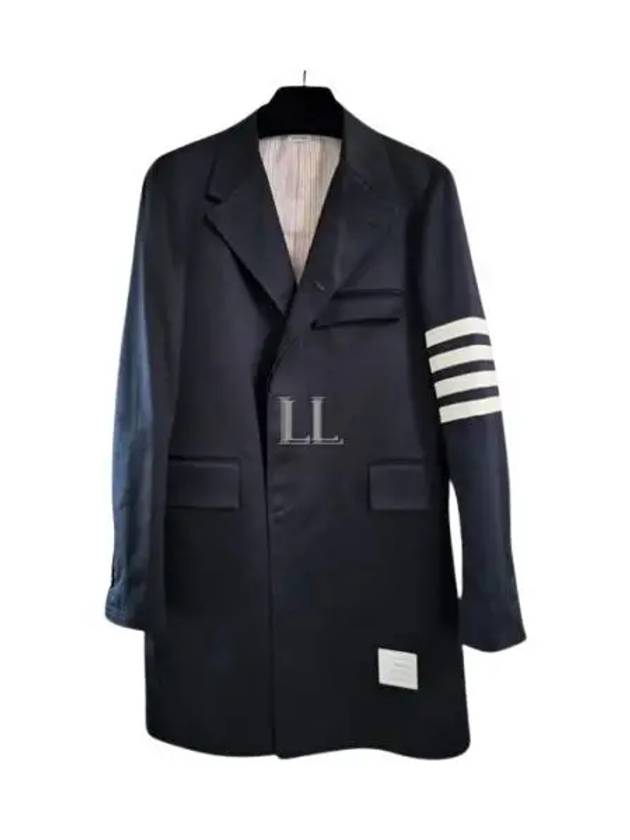 Men's Plain 4 Bar Single Coat Navy - THOM BROWNE - BALAAN 2