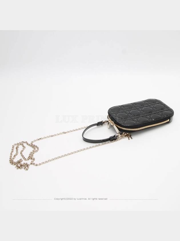 Patent phone holder cross bag 0413rv - DIOR - BALAAN 4