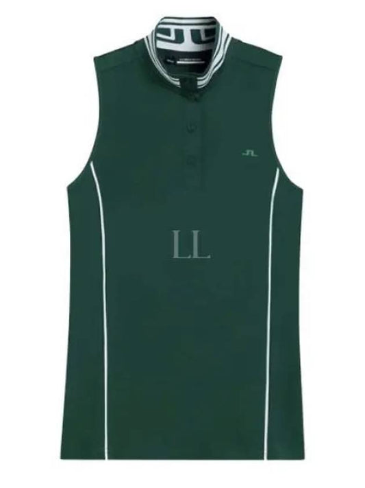 Women's Golf Bettina Sleeveless T-Shirt Rain Forest - J.LINDEBERG - BALAAN 2