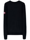 Patterson Merino Wool Knit Top Black - CANADA GOOSE - BALAAN 3