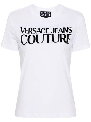 Versace Jeans Couture T-Shirt With Logo - VERSACE - BALAAN 1