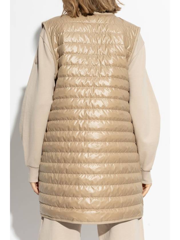 Moncler Coat With Down Vest, Women's, Beige - MONCLER - BALAAN 7