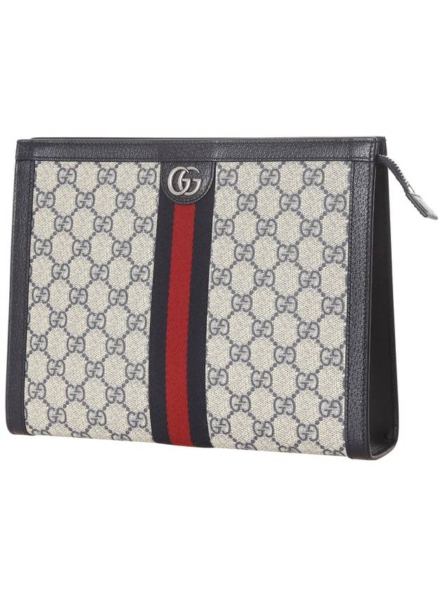 GG Ophidia Clutch Bag Beige Blue - GUCCI - BALAAN 3