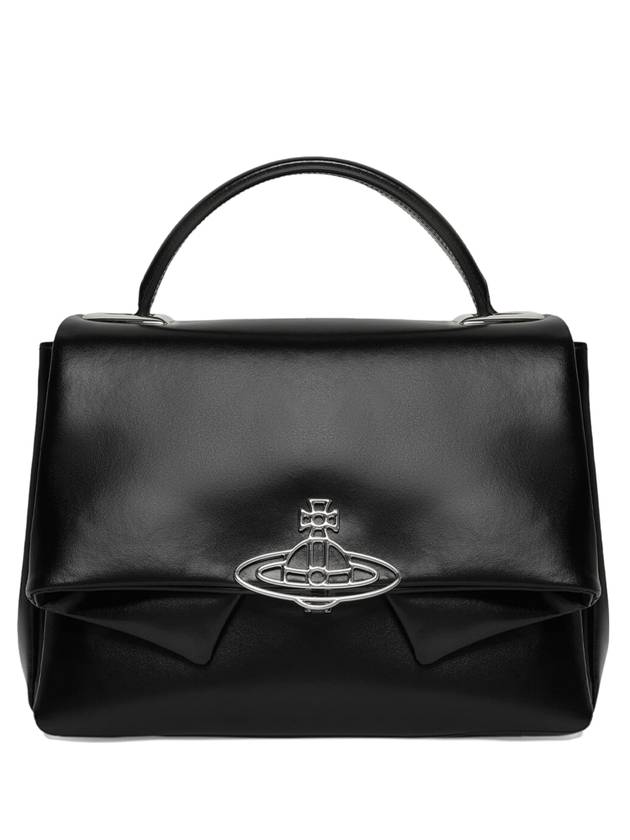 Sibyl ORB Logo Tote Bag Black - VIVIENNE WESTWOOD - BALAAN 1