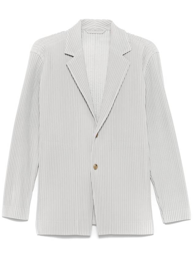 HOMME PLISSE' ISSEY MIYAKE Jackets Light Grey - ISSEY MIYAKE - BALAAN 1