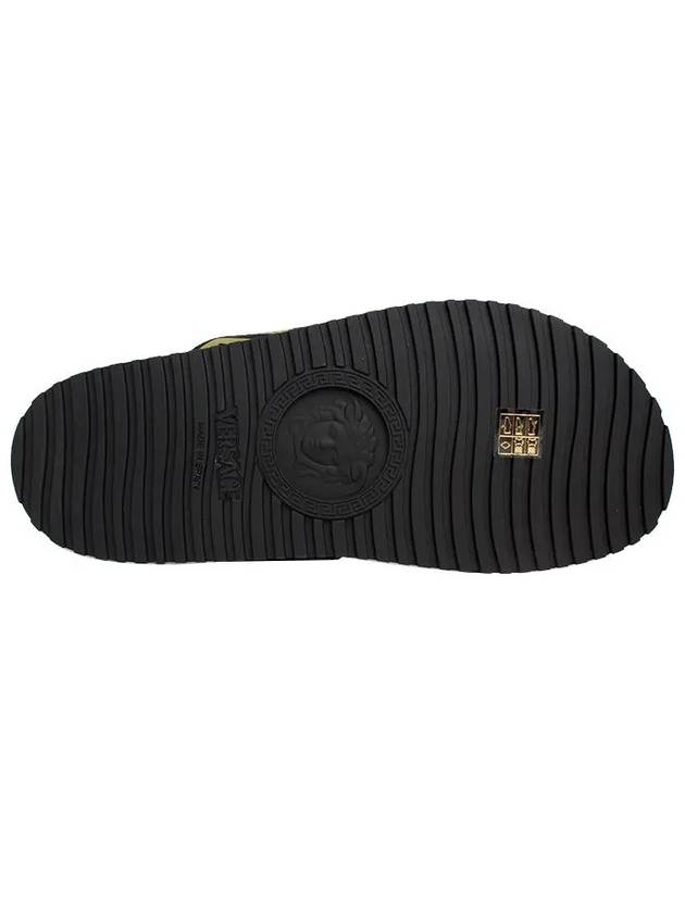 Medusa Greca Flip Flops Black - VERSACE - BALAAN.