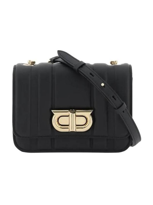 New Gancini Mini Shoulder Bag Black - SALVATORE FERRAGAMO - BALAAN 1