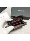 Classic Zipped Coin Purse Grained Calfskin & Gold Black - CHANEL - BALAAN 5