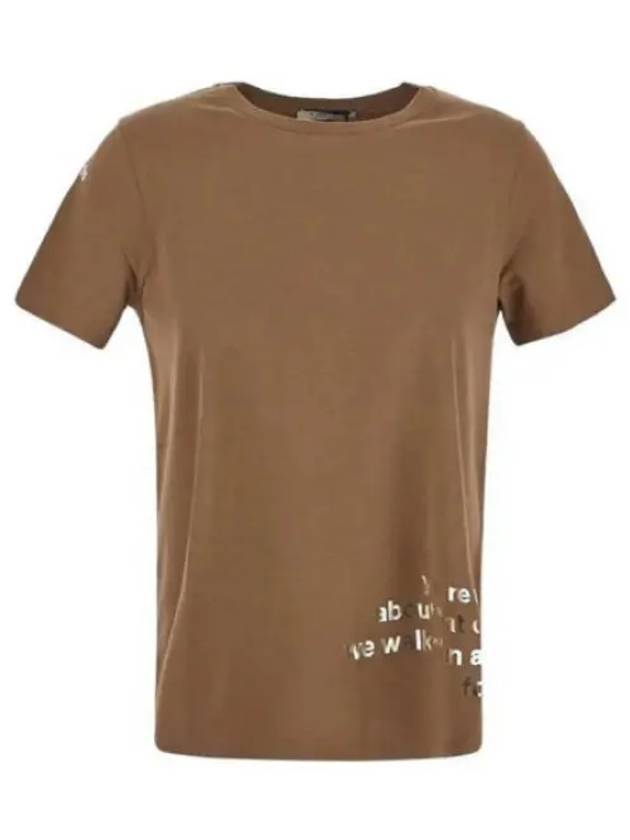 Women's Aris Short Sleeve T-Shirt Beige - MAX MARA - BALAAN 2