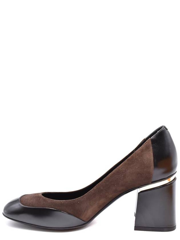 Women's Decollete Pumps Heel Brown - TOD'S - BALAAN 5