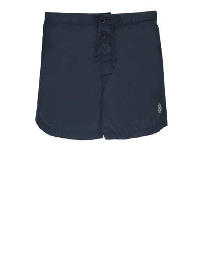 Patch Logo Nylon Swim Shorts Navy - STONE ISLAND - BALAAN 2