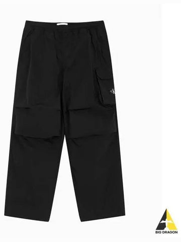 JEANS Men s Black Nylon Pocket Cargo Pants J326850 BEH - CALVIN KLEIN - BALAAN 1