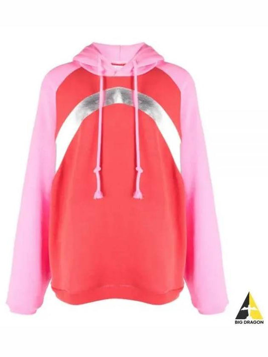 Rainbow Hoodie Knit Pink 07T033 Hooded Sweatshirt - ERL - BALAAN 1