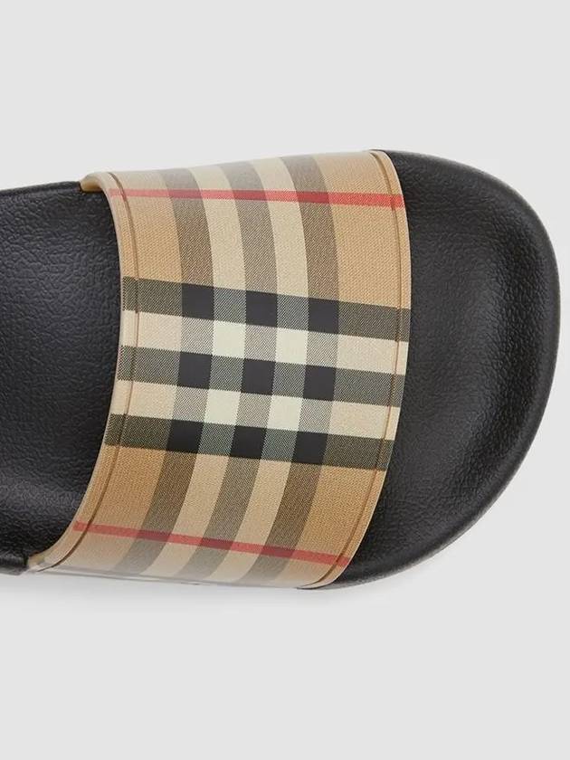 Vintage Check Slippers Beige - BURBERRY - BALAAN 7