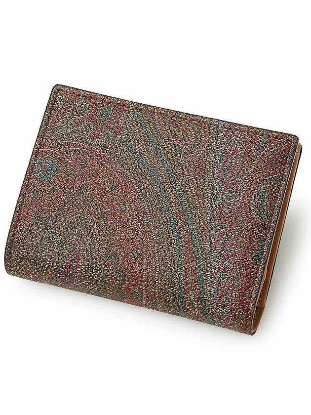 Paisley Half Wallet Brown - ETRO - BALAAN 6