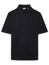 Striped Cuff Polo Shirt Black - BURBERRY - BALAAN 2