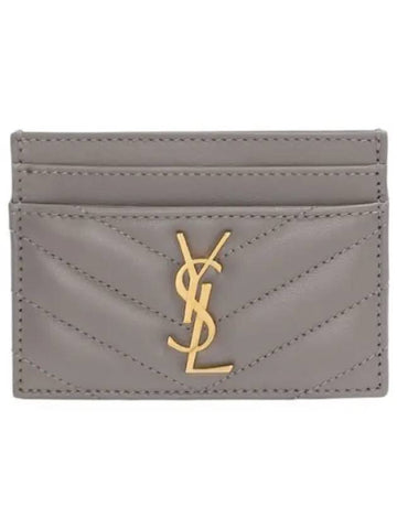 Matelasse card case - SAINT LAURENT - BALAAN 1