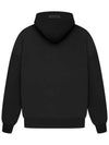 Logo Print Hoodie Jet Black - FEAR OF GOD ESSENTIALS - BALAAN 3