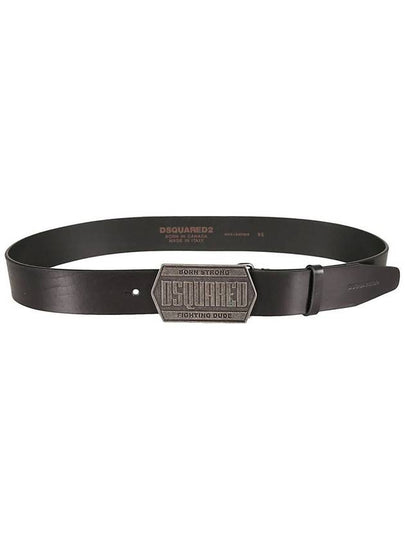 logo decorated leather belt BEM054912900001 - DSQUARED2 - BALAAN 2