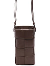 Cassette Intrecciato Mini Cross Bag Brown - BOTTEGA VENETA - BALAAN 2