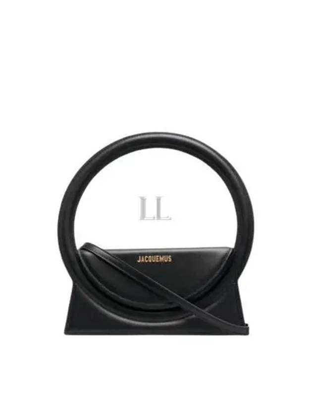 Le Sac Rond Circle Purse Tote Bag Black - JACQUEMUS - BALAAN 2