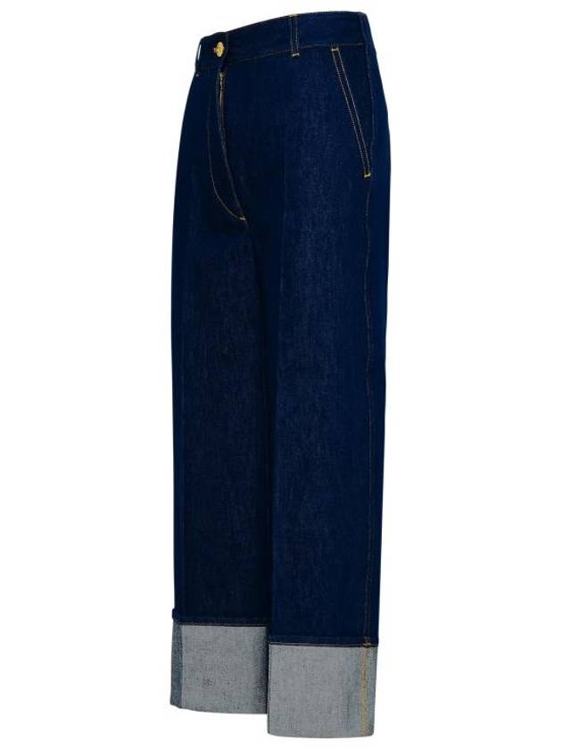 Iconic Wide Leg Jeans Blue - PATOU - BALAAN 3