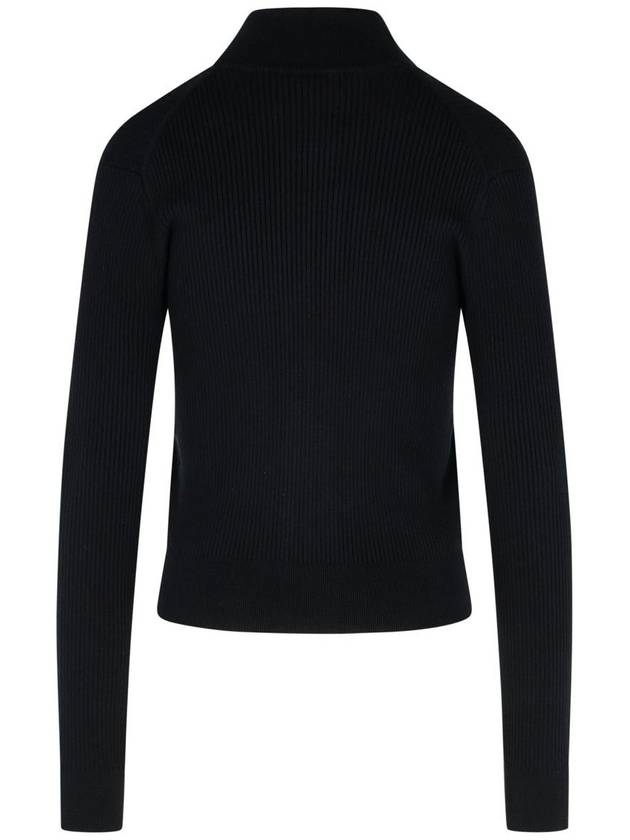 JW Anderson Black Cotton Blend Sweater - JW ANDERSON - BALAAN 3