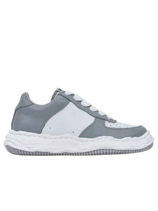 Wayne OG Sole Leather Low Top Sneakers Grey - MAISON MIHARA YASUHIRO - BALAAN.