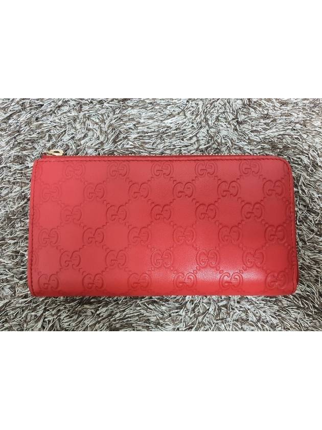 Seema zipper long wallet red - GUCCI - BALAAN 4