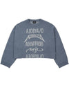 total logo crop knit top sky blue - AJOBYAJO - BALAAN 2