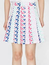 Women's Adina Print Pleated Skirt Pink Painted Bridge - J.LINDEBERG - BALAAN 2