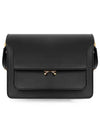 Trunk Medium Calfskin Shoulder Bag Black - MARNI - BALAAN 3