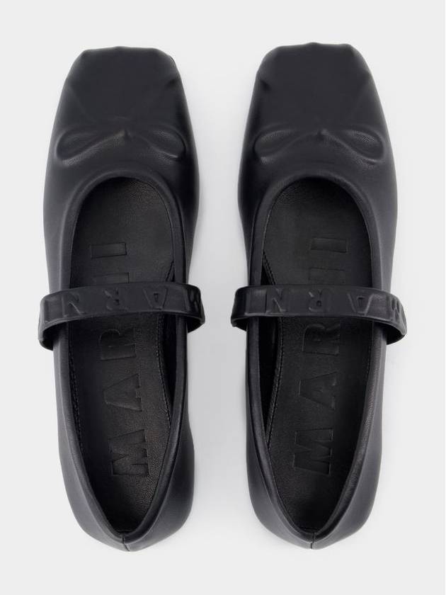 Mary Jane Sneakers - Marni - Leather - Black - MARNI - BALAAN 4