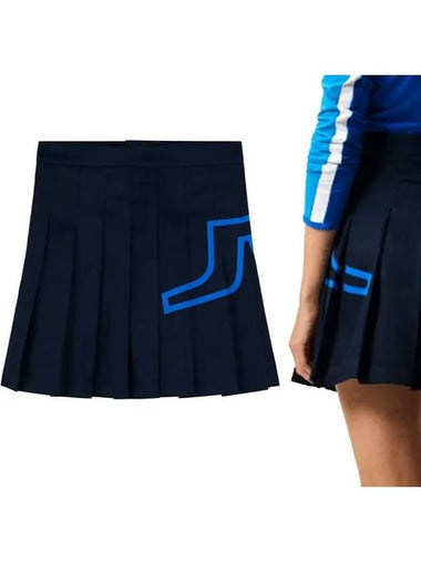 Golf Skirt Naomi GWSD07827 6885 JL Navy - J.LINDEBERG - BALAAN 1