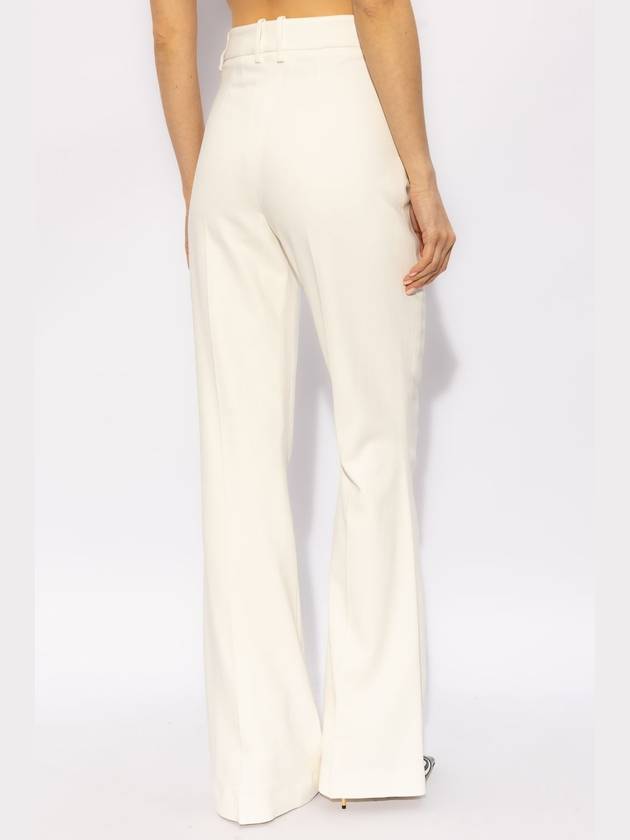 Balmain Pleat-front Trousers, Women's, White - BALMAIN - BALAAN 4