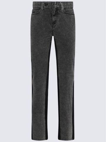 Mugler Black Cotton Denim Jeans - MUGLER - BALAAN 1