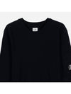 Lens Detail Crew Neck Knit Top Navy - CP COMPANY - BALAAN 3