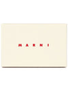 Logo Banded Coin Card Wallet Blue - MARNI - BALAAN 8